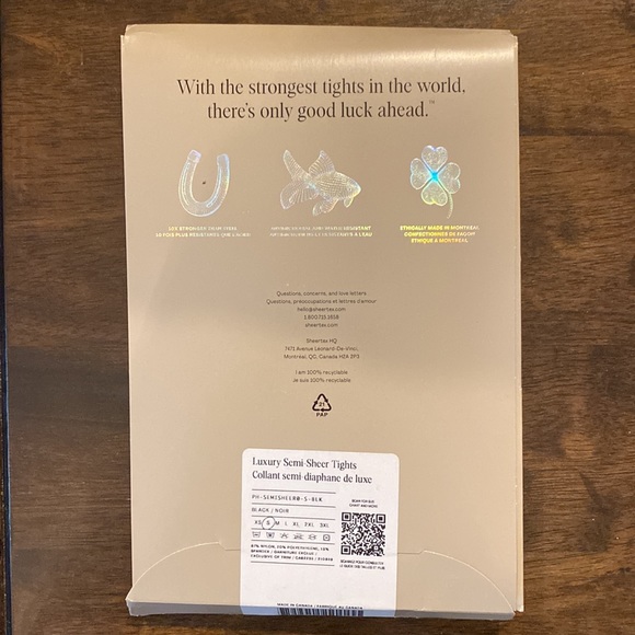 🆕Luxury Semi-Sheer - Blk - Picture 2 of 2